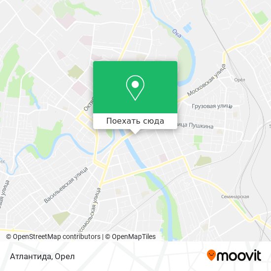 Карта Атлантида