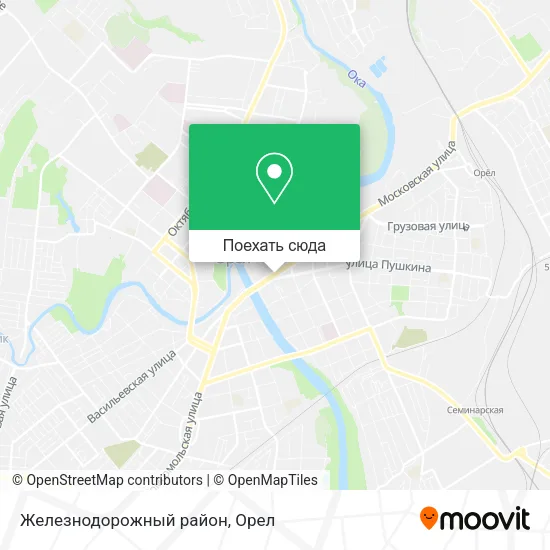 Карта Железнодорожный район