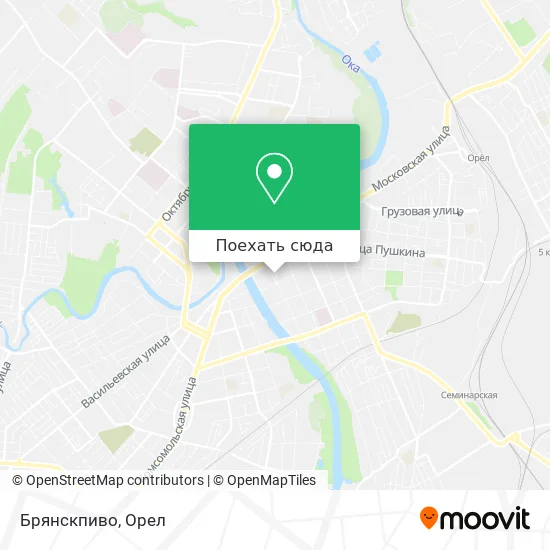 Карта Брянскпиво