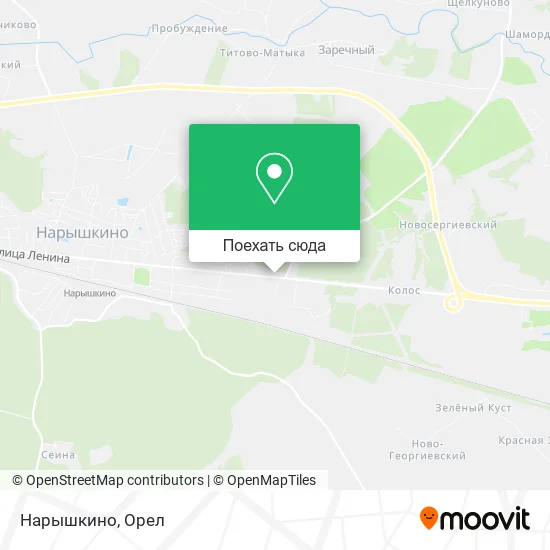 Карта Нарышкино