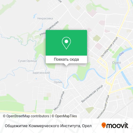 Карта Общежитие Коммерческого Института