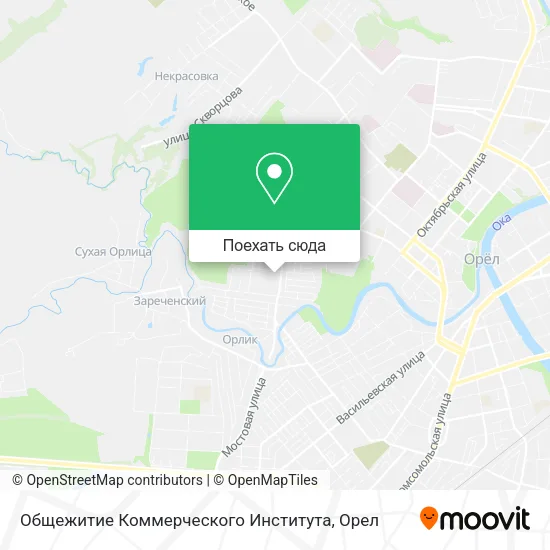 Карта Общежитие Коммерческого Института