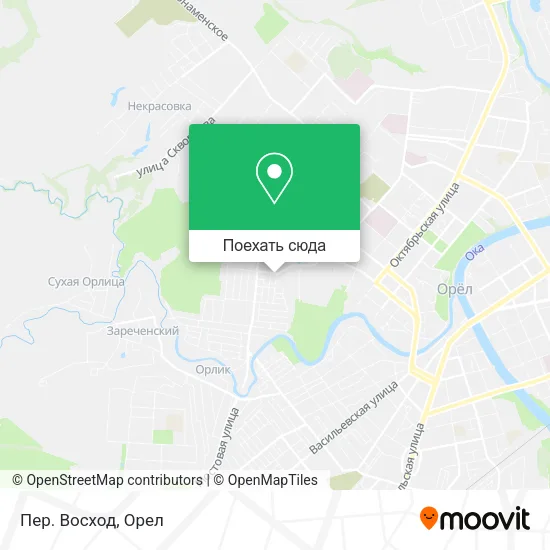 Карта Пер. Восход