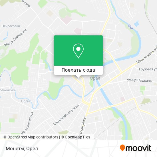 Карта Монеты