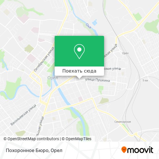 Карта Похоронное Бюро