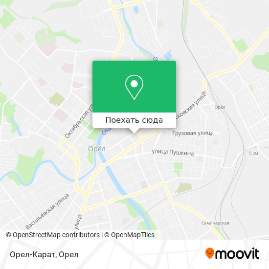 Карта Орел-Карат