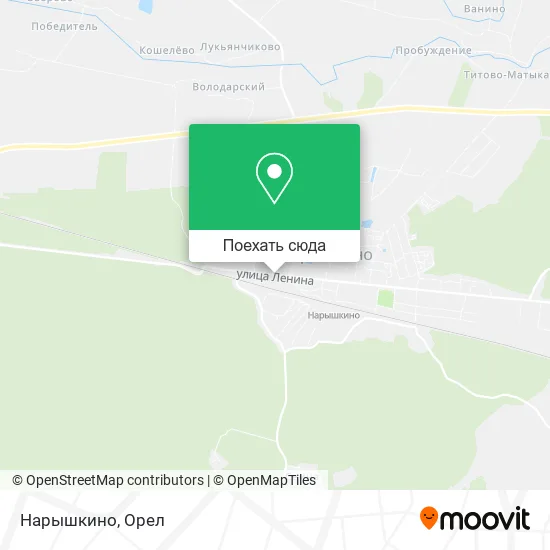 Карта Нарышкино