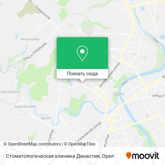 Карта Стоматологическая клиника Династия