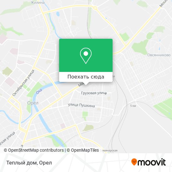 Карта Теплый дом