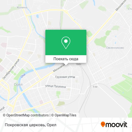 Карта Покровская церковь