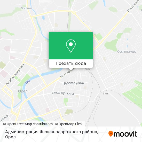 Карта Администрация Железнодорожного района
