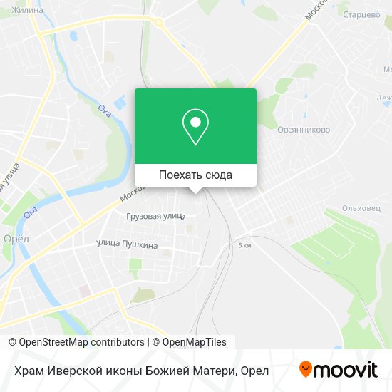 Карта Храм Иверской иконы Божией Матери