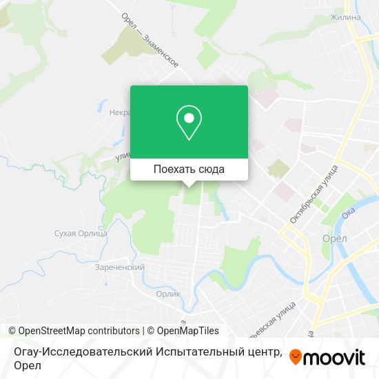 Карта Огау-Исследовательский Испытательный центр