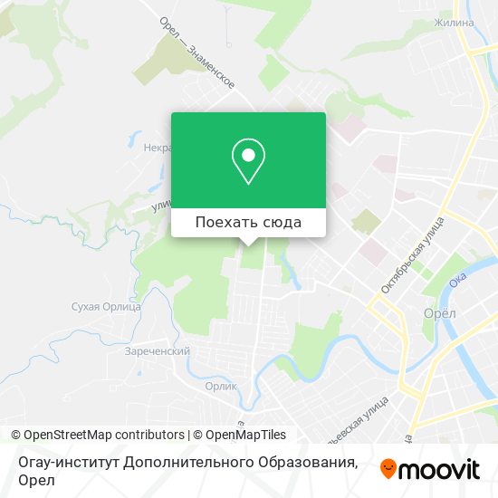 Карта Огау-институт Дополнительного Образования