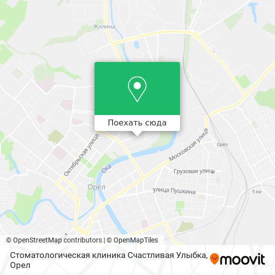 Карта Стоматологическая клиника Счастливая Улыбка