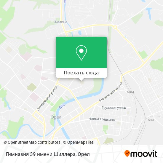 Карта Гимназия 39 имени Шиллера