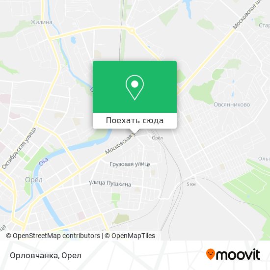 Карта Орловчанка