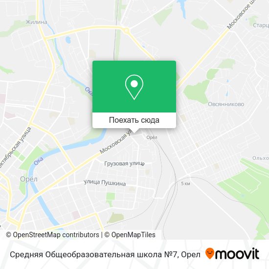 Карта Средняя Общеобразовательная школа №7