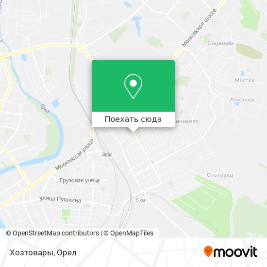Карта Хозтовары