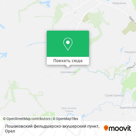 Карта Лошаковский фельдшерско-акушерский пункт