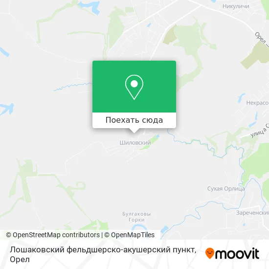 Карта Лошаковский фельдшерско-акушерский пункт