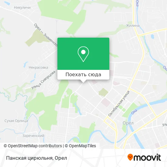 Карта Панская цирюльня