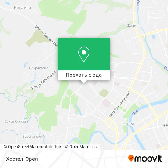 Карта Хостел