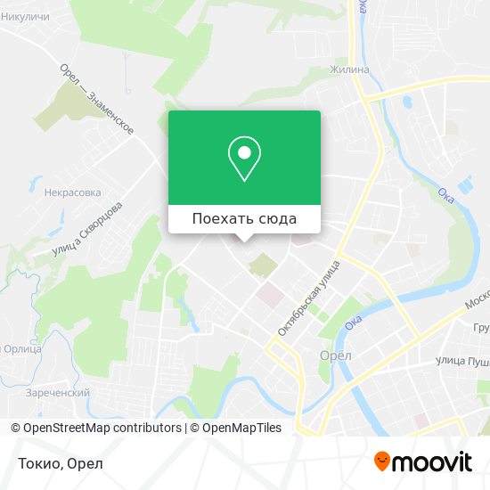 Карта Токио