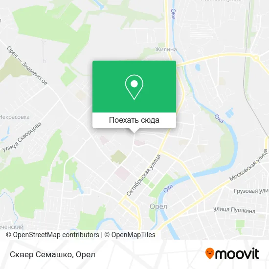 Карта Сквер Семашко