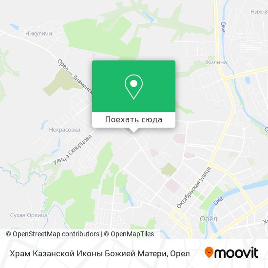 Карта Храм Казанской Иконы Божией Матери