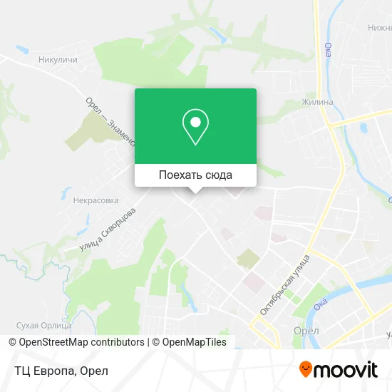 Карта ТЦ Европа