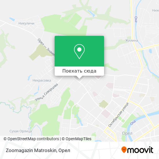 Карта Zoomagazin Matroskin