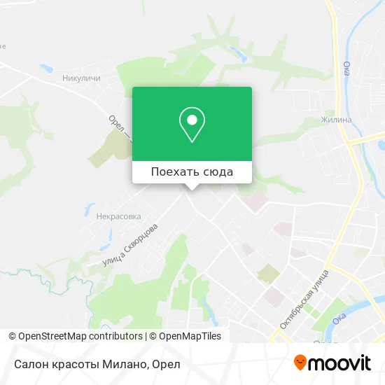 Карта Салон красоты Милано