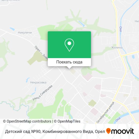 Карта Детский сад №90, Комбинированного Вида