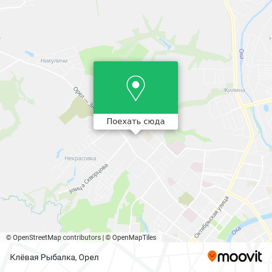 Карта Клёвая Рыбалка