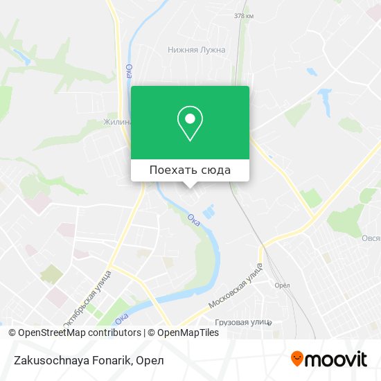 Карта Zakusochnaya Fonarik