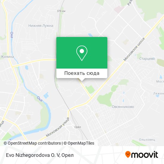 Карта Evo Nizhegorodova O. V