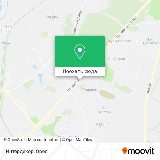 Карта Интердекор