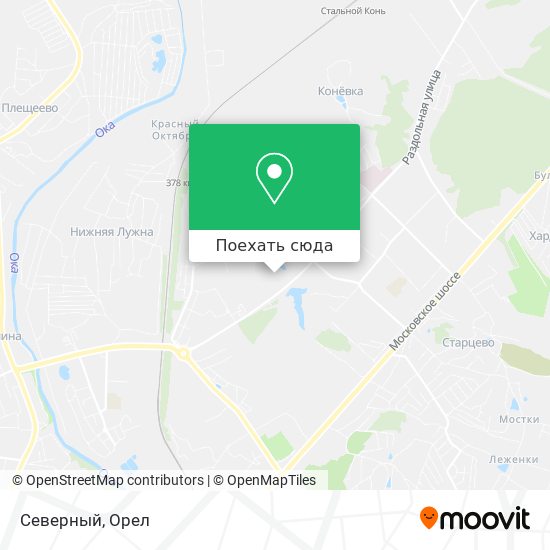 Карта Северный