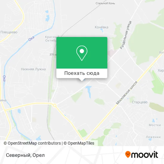 Карта Северный