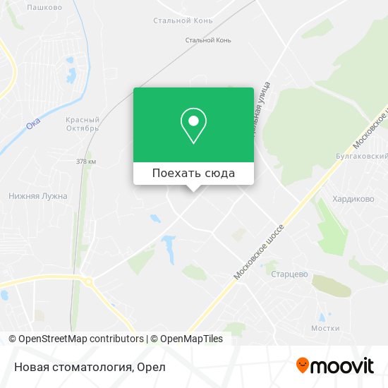 Карта Новая стоматология