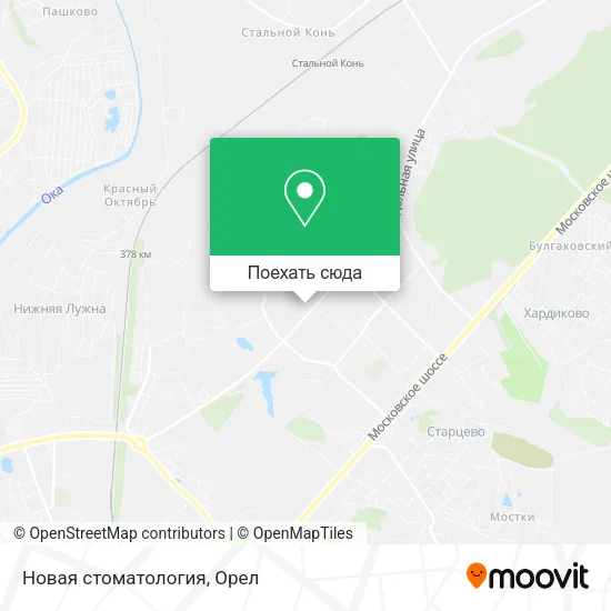 Карта Новая стоматология