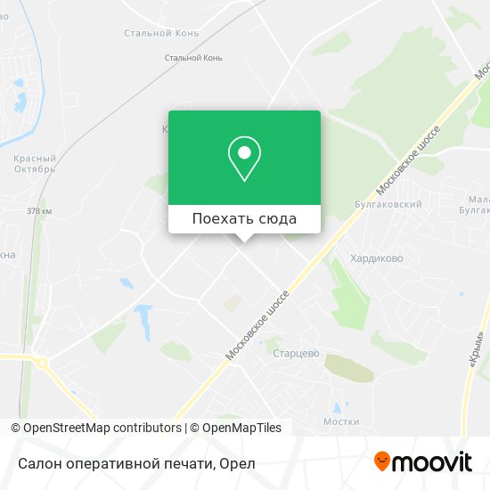 Карта Салон оперативной печати