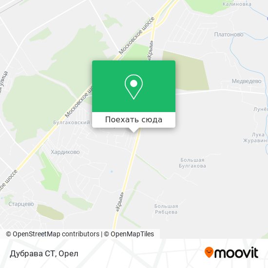 Карта Дубрава СТ