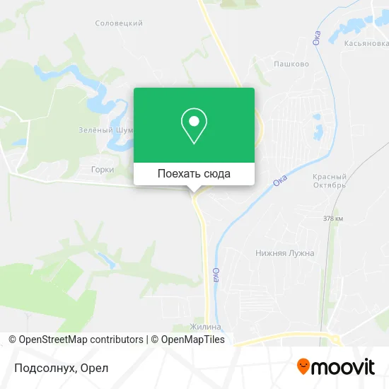 Карта Подсолнух