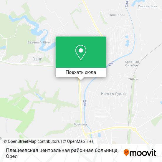 Карта Плещеевская центральная районная больница