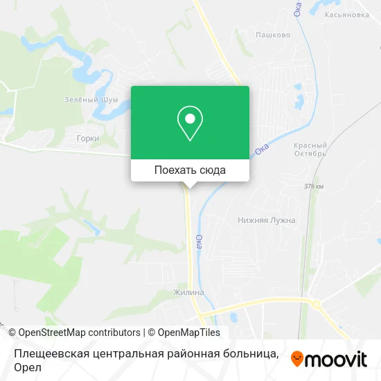 Карта Плещеевская центральная районная больница