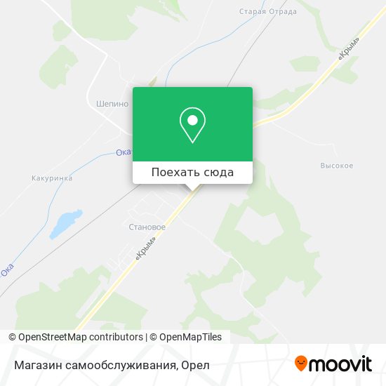 Карта Магазин самообслуживания