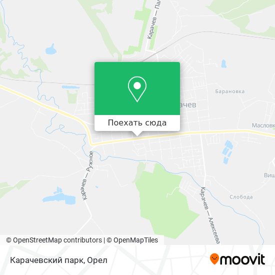 Карта Карачевский парк