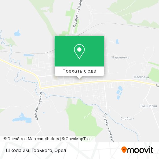 Карта Школа им. Горького